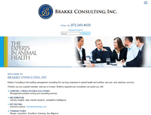 Tablet Screenshot of brakkeconsulting.com